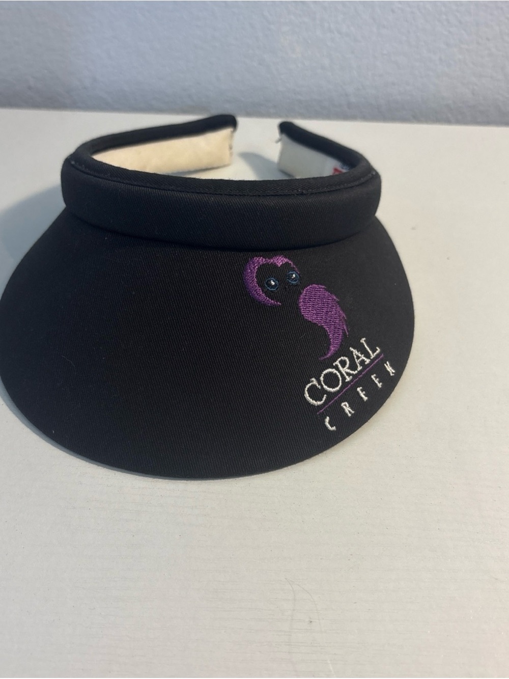 Vintage Coral Creek Golf Visor